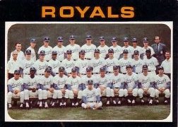 1971 Topps Baseball Cards      742     Kansas City Royals TC